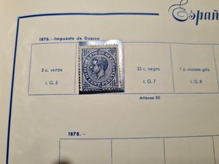 Sellos antiguos España de 1872 a 1950