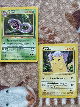 Lotto carte Pokémon Vintage