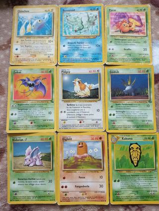 Lotto carte Pokémon Vintage