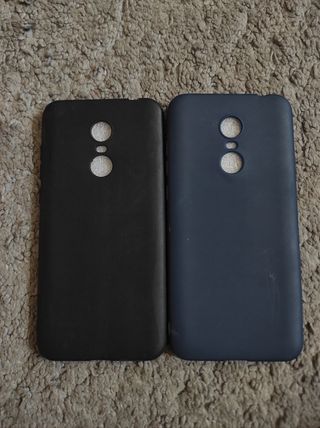 Funda negra y azul Samsung Galaxy S6