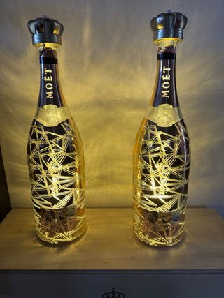 Bottiglie vuote 3 lt champagna luminose 