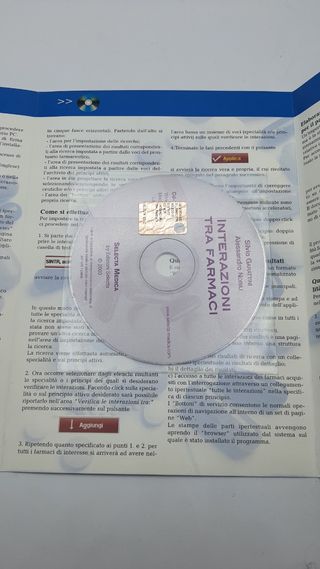 11 pz. Interazioni tra farmaci cd-rom 2003.Nuovi.