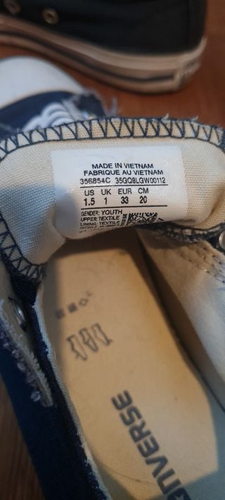 Converse all star ATHLETIC NAVY/ WITHE