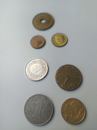Colección de monedas del mudo