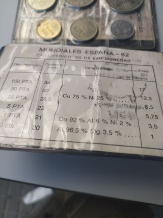 Colección de monedas del mudo