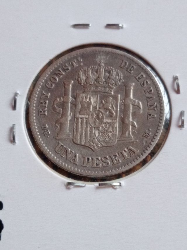 1pts Alfonso xii 1876. Envío gratis.