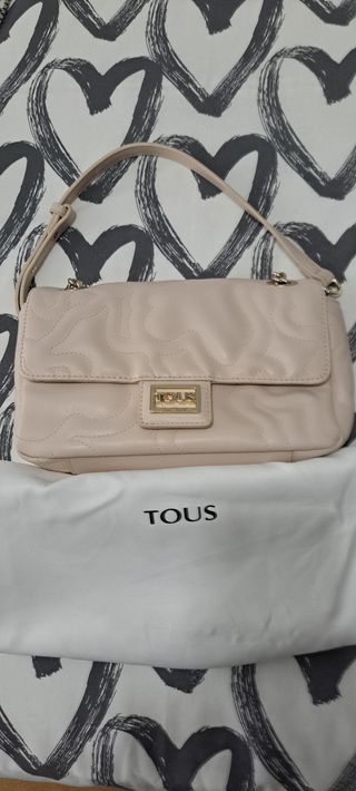 Bolso bandorela pequeña con solapa TOUS