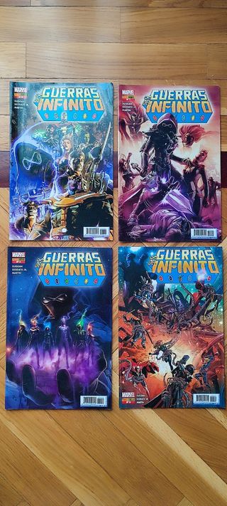 Comics Marvel Guerras del infinito grapas