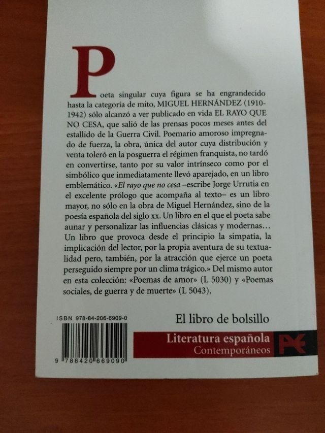 El rayo que no cesa (Literatura / Literature) (Spanish Edition)