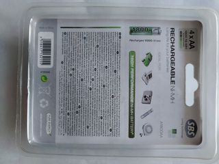 BATTERIE RICARICABILI AA 1800 mha