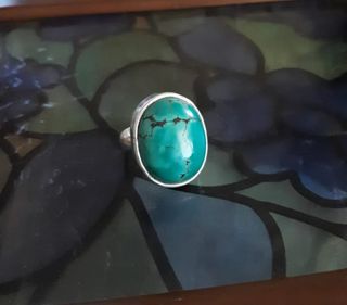 Anillo plata turquesa
