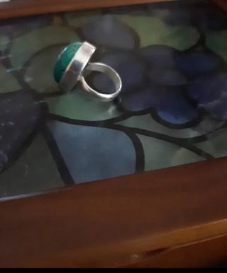 Anillo plata turquesa