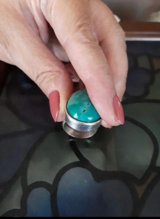 Anillo plata turquesa