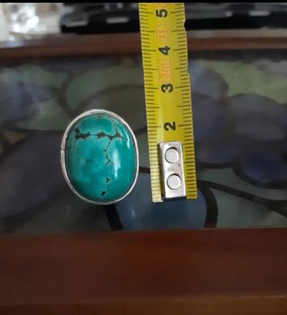 Anillo plata turquesa