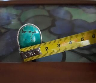 Anillo plata turquesa