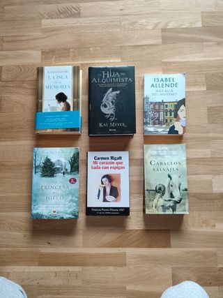 Novelas: varios títulos a 4€/un