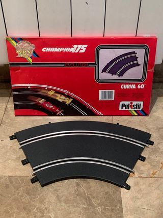 SCALEXTRIC POLISTIL CURVA 60º NUEVA