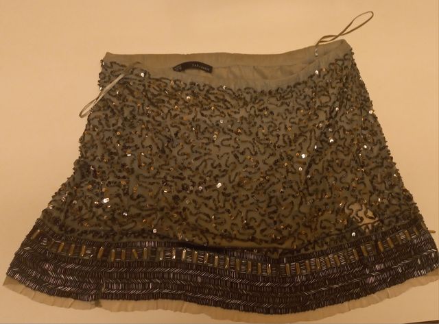 Falda con lentejuelas