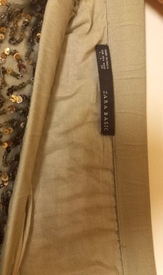 Falda con lentejuelas