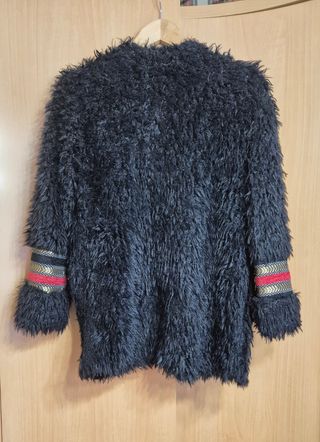 Abrigo de pelo estilo militar