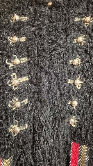 Abrigo de pelo estilo militar