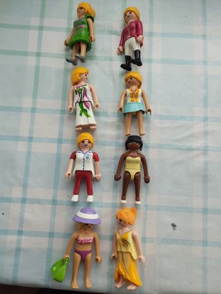 Playmobil figuras de mujeres muñecas 