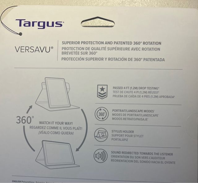 Funda VersaVu Classic para iPad 10.2,10.5