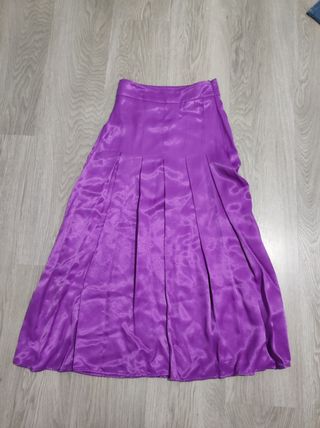 Falda larga Zara 
