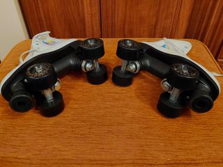 Patines con coderas y rodilleras