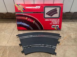 SCALEXTRIC POLISTIL CURVA PARABOLICA 60º NUEVA.