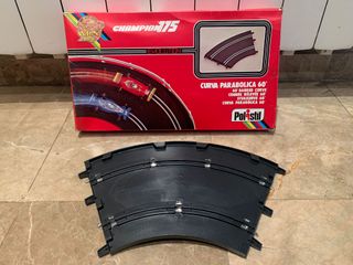 SCALEXTRIC POLISTIL CURVA PARABOLICA 60º NUEVA.