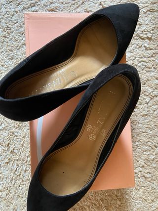ZAPATOS NEGROS DE MUJER  LIQUIDACION..!!