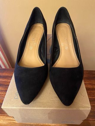 ZAPATOS NEGROS DE MUJER  LIQUIDACION..!!