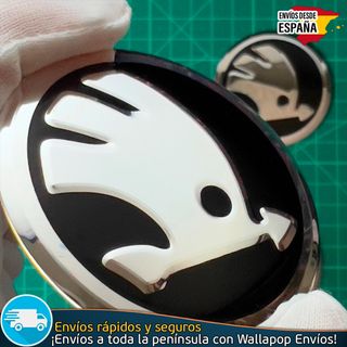X4 Emblemas Skoda 56mm Pegatinas Tapacubos Llantas