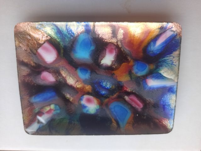 Bandeja pequeña esmaltada al fuego