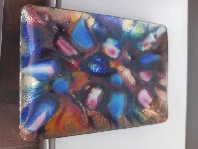 Bandeja pequeña esmaltada al fuego