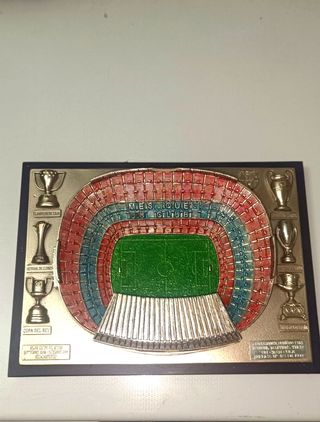 maqueta camp nou hexacampeones 08-09