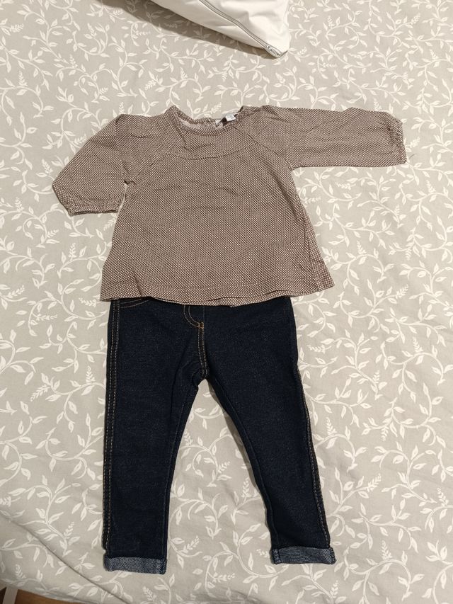 Pantalón y camiseta 6/9 meses