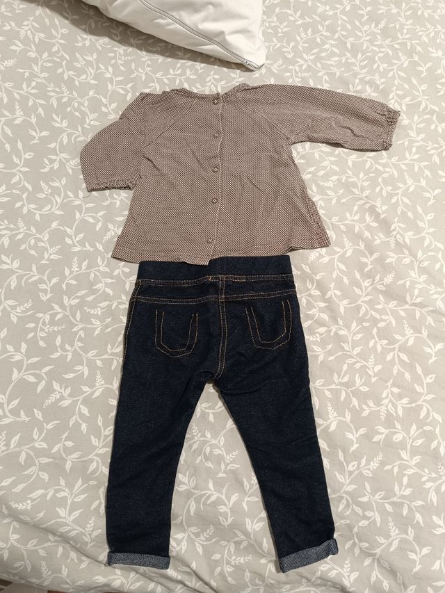 Pantalón y camiseta 6/9 meses