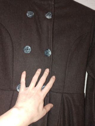 Abrigo 💯 PURA LANA INDIA VINTAGE