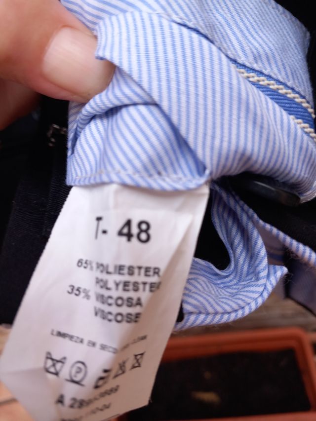 Traje chaqueta de hombre