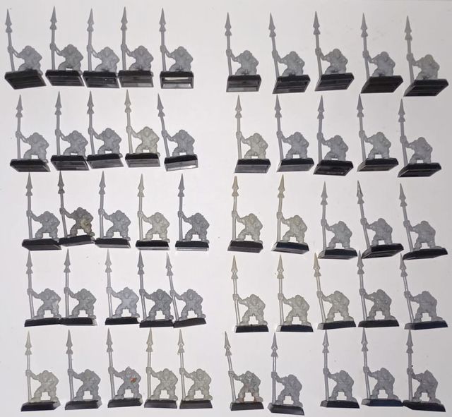 50x lanceros goblin 4ª edición con peana