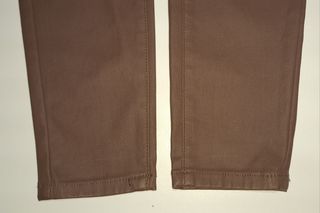 Pantalón niña nuevo S marrón de polipiel