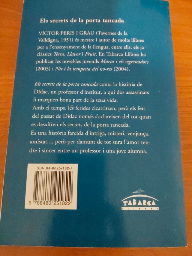 ELS SECRETS DE LA PORTA TANCADA (Tabarca Narrativa)
