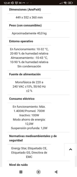 Oki c841 dúplex. Impresora láser Color