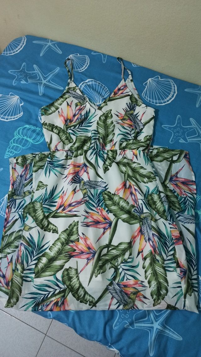 Vestido largo de tirantes