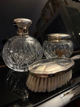 CRISTAL TALLADO Y ALPACA