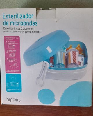 Esterilizador biberones microondas