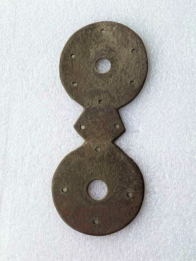 ANTIGUO EMBELLECEDOR DE PUERTA SIGLO XX aldaba