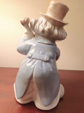 Figuras payasos músicos porcelana fina